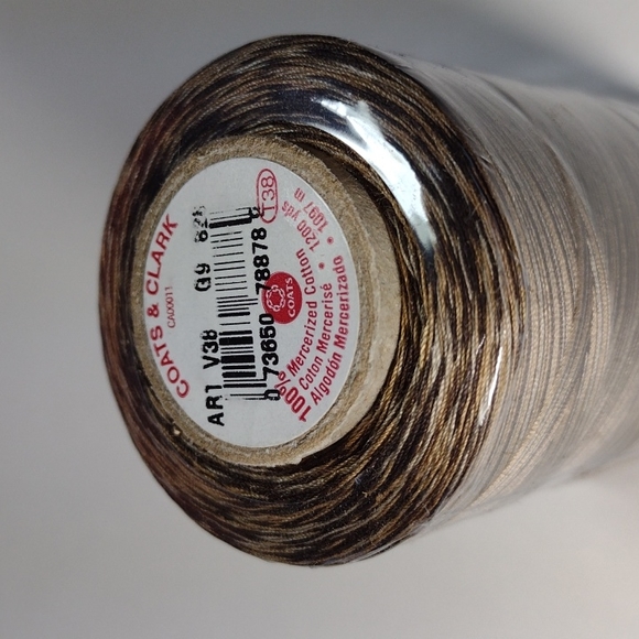 2/$25 Coats & Clark Chocolate Swirl V38-828 1200yd - Picture 4 of 4
